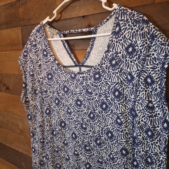 T by Talbots French Terry Dress - Geo Print SZ 2X - Picture 12 of 12